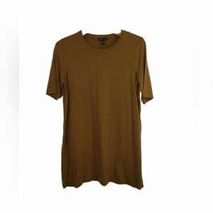 Eileen Fisher mustard Short Sleeve Tee/tunic